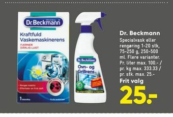 Bilka Dr. Beckmann tilbud