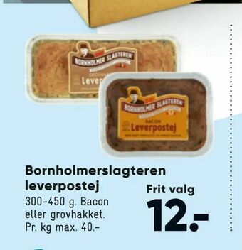 Bornholmerslagteren leverpostej Frit valg