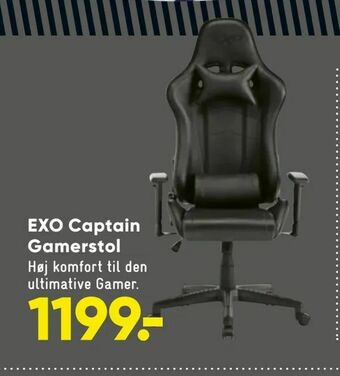 Bilka EXO Captain Gamerstol tilbud