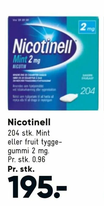 Bilka Nicotinell tilbud