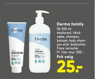 Bilka Derma family tilbud