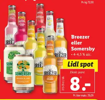 Lidl Breezer eller tilbud