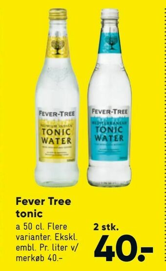 Bilka Fever Tree tonic tilbud