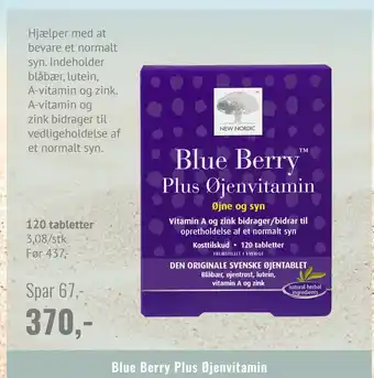 Helsam Blue Berry Plus Øjenvitamin tilbud