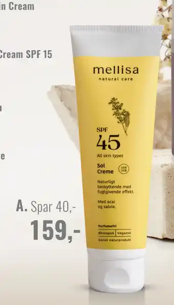 Helsam Solcreme SPF 45 tilbud