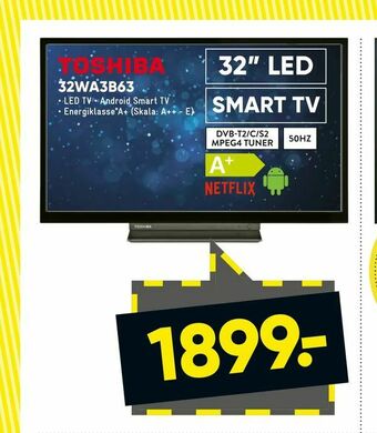 Bilka Toshiba 32" led tilbud