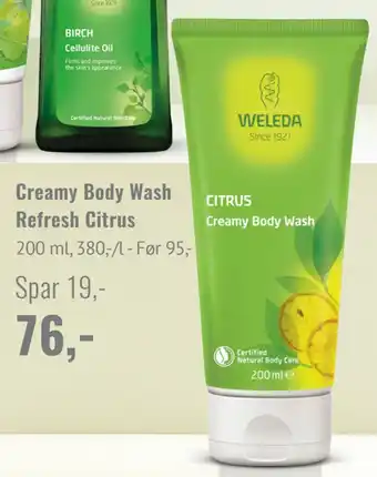 Helsam Creamy Body Wash Refresh Citrus tilbud