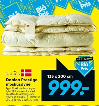 Bilka Danica Prestige moskusdyne tilbud