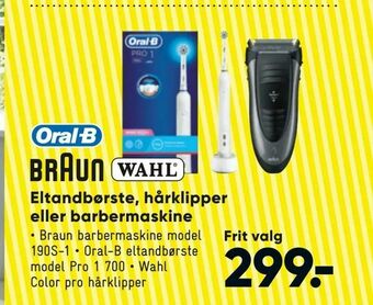 Bilka Eltandbørste, hårklipper eller barbermaskine tilbud