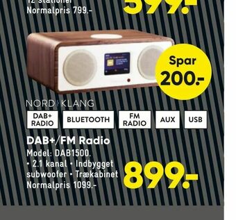 Bilka DAB+/FM Radio tilbud