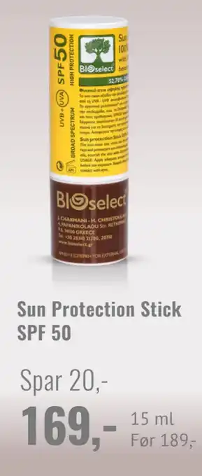 Helsam Sun Protection Stick SPF 50 tilbud