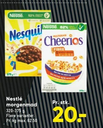 Bilka Nestlé morgenmad tilbud