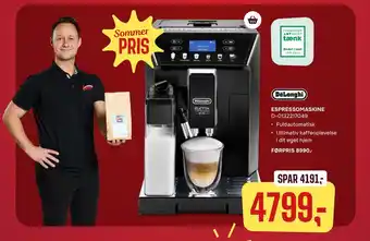 Skousen ESPRESSOMASKINE tilbud
