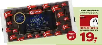 Dagli'Brugsen Carletti kæmpeplader tilbud