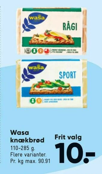 Bilka Wasa knækbrød tilbud