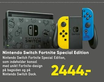 Bilka Nintendo Switch Fortnite Special Edition tilbud