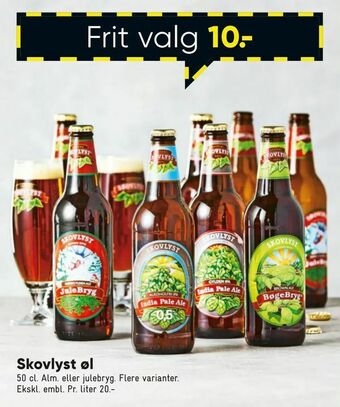 Bilka Skovlyst øl tilbud