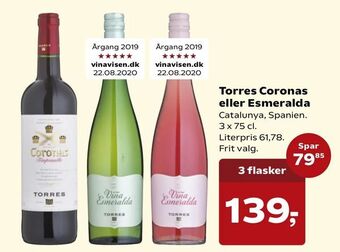 Dagli'Brugsen Torres Coronas eller Esmeralda tilbud