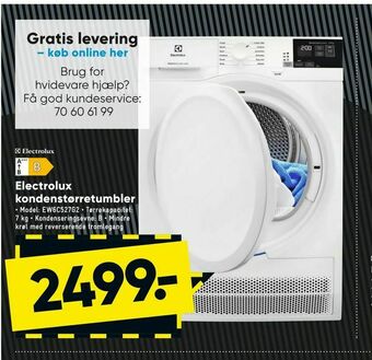 Bilka Electrolux kondenstørretumbler tilbud