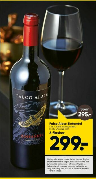 Bilka Falco Alato Zinfandel tilbud