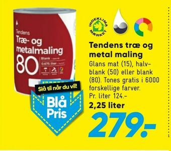 Bilka Tendens træ og metal maling tilbud