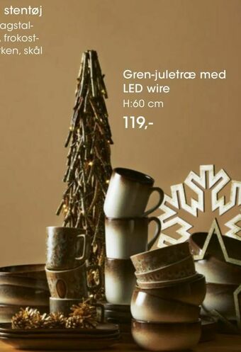 Bilka Gren-juletræ med LED wire tilbud