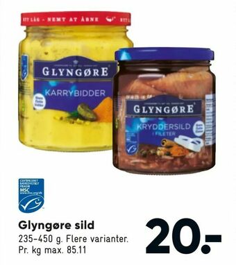 Bilka Glyngøre sild tilbud