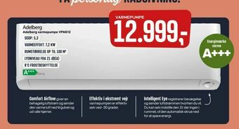 Skousen Adelberg varmepumpe VPA612 tilbud