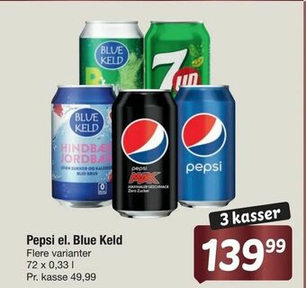 Fakta Tyskland Pepsi el. Blue Keld tilbud