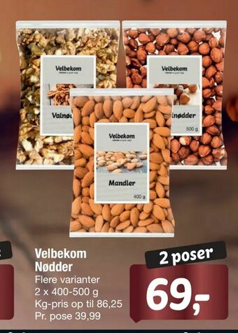 Fakta Tyskland Velbekom Nødder tilbud