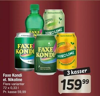 Fakta Tyskland Faxe Kondi el. Nikoline tilbud