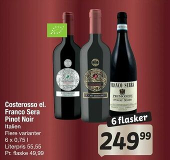 Costerosso el. Franco Sera Pinot Noir