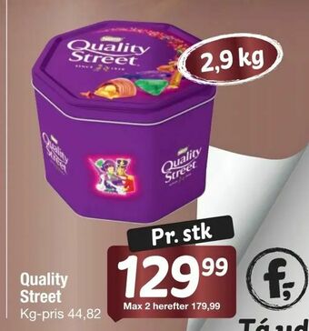 Fakta Tyskland Quality Street tilbud