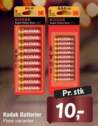 Fakta Tyskland Kodak Batterier tilbud