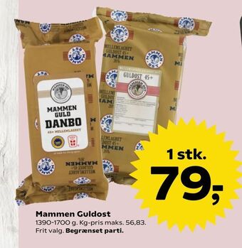 Dagli'Brugsen Mammen Guldost tilbud