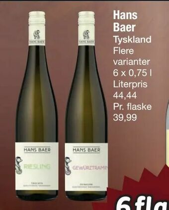 Fakta Tyskland Hans Baer tilbud