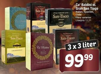 Fakta Tyskland Ca' Baldini el. Gran San Tiago tilbud