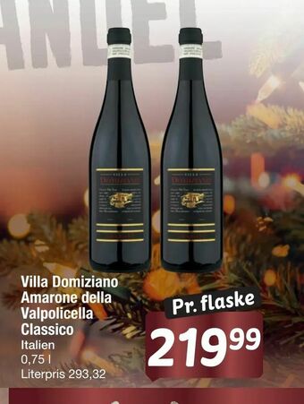 Fakta Tyskland Villa Domiziano Amarone della Valpolicella Classico tilbud