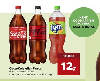 Dagli'Brugsen Coca-Cola eller Fanta tilbud