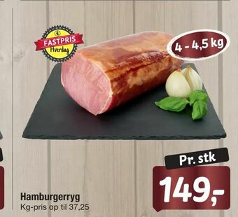 Fakta Tyskland Hamburgerryg tilbud