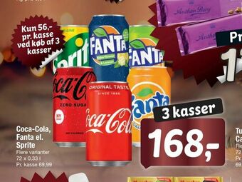 Fakta Tyskland Coca-Cola, Fanta el. Sprite tilbud