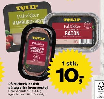 Dagli'Brugsen Pålækker klassisk pålæg eller leverpostej tilbud