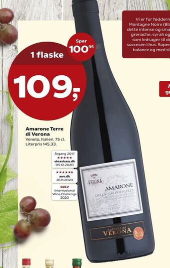 Dagli'Brugsen Amarone Terre di Verona tilbud