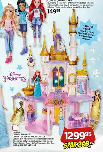 Legekæden Disney princess ulimate celebration castle tilbud