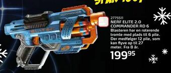 Legekæden Nerf elite 2,0 commander rd 6 tilbud