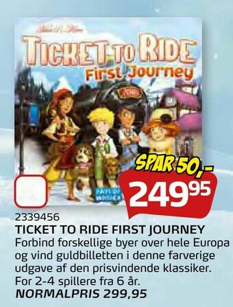 Ticket to ride first journey