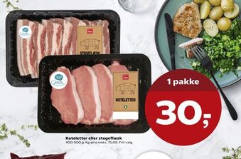 Koteletter eller stegeflæsk
