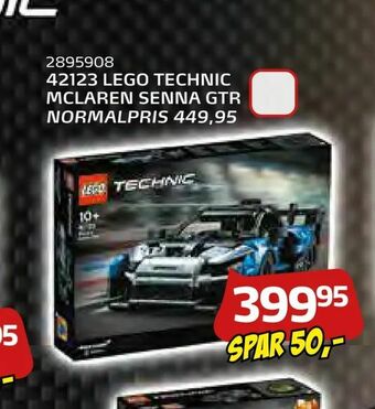 Legekæden 42123 lego technic mclaren senna gtr tilbud