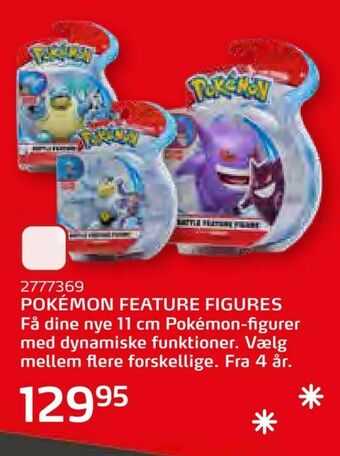 Legekæden POKÉMON FEATURE FIGURES tilbud