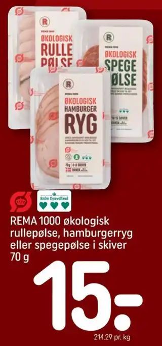 REMA 1000 Spegepølse tilbud